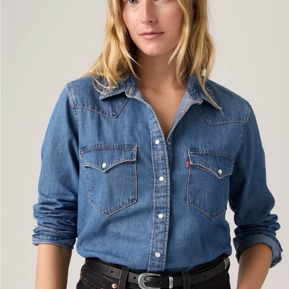 Levi's Classic Blue Denim Shirt